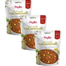 Yayla Yemek Hazır Zeytinyağlı Yeşil Mercimek 250 gr X3