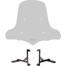 Gp Kompozit Rks Vrs 125 2023-2025 Uyumlu Elcikli Ön Cam Füme 50 cm