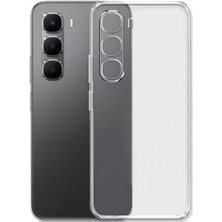 Prolysus Infinix Hot 60 Pro Plus Kılıf Kamera Korumalı Şeffaf Yumuşak Silikon Kılıf