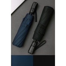 Normadia 12 Tel Pongee Kumaş Erkek Serisi Şemsiye, 104 cm Çap, Güçlendirilmiş Kılıf