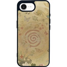 Scaleta Case iPhone 16E Uyumlu Soft Tasarımlı Glossy Mat Siyah Silikon Telefon Kılıfı