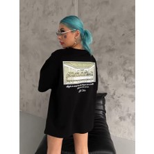 Veralya Unisex Baskılı Oversize Tshirt