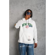 Veralya Erkek Baskılı Kapüşonlu Sweatshirt