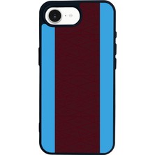Scaleta Case iPhone 16E Uyumlu Taraftar Tasarımlı Glossy Mat Siyah Silikon Telefon Kılıfı