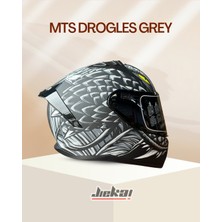 Jiekai Mts Full Face 801 Droglex Grey Kask