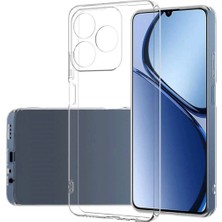 Prolysus Realme C63 Kılıf Kamera Korumalı Şeffaf Yumuşak Silikon Kılıf