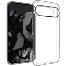 Prolysus Google Pixel 9 Pro Xl Kılıf Kamera Korumalı Şeffaf Yumuşak Silikon Kılıf