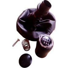 İTHAL Transporter T5 T6 Vites Körüğü Topuzu Siyah ve Krom Kapak 6 Vites