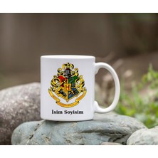 Safir Tasarım  Premium Beyaz Porselen Kupa - Kişiye Özel Harry Potter