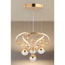 Ronisu Aydınlatma Lumo Sarkıt LED Avize - Oturma Odası, Salon, Mutfak Uyumlu Şık Avize