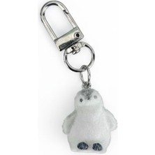 Winy Concept Tüylü Penguen Peluş Anahtarlık - Sevimli Penguen Figürlü Çanta Aksesuarı, Anahtar Süsü ve Hediyelik