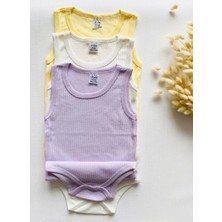 Miyakidsworld Pamuklu Kalın Askılı Çocuk Body -Özel Çocuklar Büyük Boy 3-12 Yaş