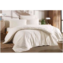 Özdilek Nevresim Takımı Fitted Çarşaflı Müslin Çift Kişilik  Krem Sofıa