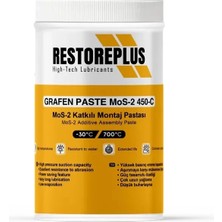 Restoreplus Grafen Paste Mos-2 450-C | Mos-2 Katkılı Montaj Pastası (1 Kg)
