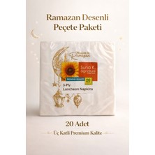 CKM Silikon 1 Paket 20 Adet Ramazan Konseptli Peçete