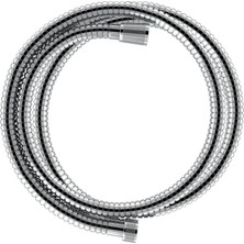 Romena Parlak Krom El Duşu Hortumu 150 cm – Çift Kenetli, Paslanmaz Çelik