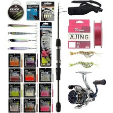 Yek Outdoor Yekoutdoor Pro Lrf Seti Okuma LRF-TELE-706UL 212CM 1-8 gr Lrf Kamışı&okuma Safyre 2500A Olta Makinesi