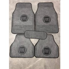 Özgürce Şık ve Konforlu Füme Halıfleks 5 Parça Paspas Seti