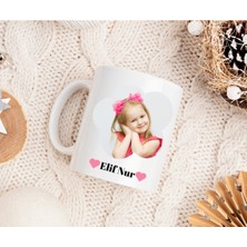 Safir Tasarım Premium Beyaz Porselen Kupa - Kişiye Özel