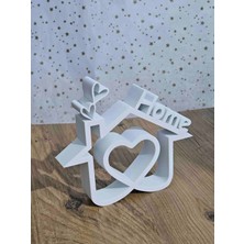 Home Yazılı Ev Dekorasyon Hediyelik - Dekoratif Biblo ve 3D Maket Obje