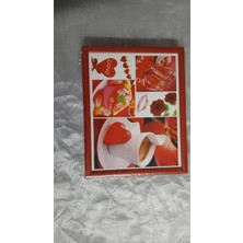 Es Dekor Kalpli Kahve Minderli Desenli Keyif Tepsi  1 Adet