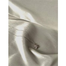 Taşlı Yıldız Figürlü Silver Çelik Kolye
