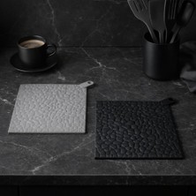 CKM Silikon 2li Taş Model Nihale Siyah-Gri