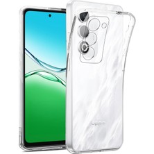 Prolysus Oppo A5 5g Kılıf Kamera Korumalı Şeffaf Yumuşak Silikon Kılıf