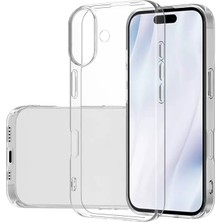 Prolysus Apple iPhone 17 Kılıf Kamera Korumalı Şeffaf Yumuşak Silikon Kılıf