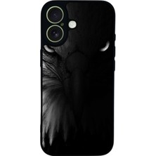 Scaleta Case iPhone 17 Uyumlu Taraftar Tasarımlı Glossy Mat Siyah Silikon Telefon Kılıfı