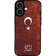 Scaleta Case iPhone 17 Uyumlu Osmanlı Tasarımlı Glossy Mat Siyah Silikon Telefon Kılıfı