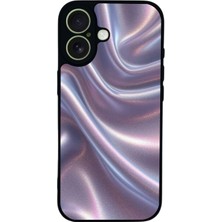 Scaleta Case iPhone 17 Uyumlu Hologram Tasarımlı Glossy Mat Siyah Silikon Telefon Kılıfı