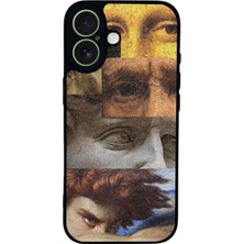 Scaleta Case iPhone 17 Uyumlu Tarih Tasarımlı Glossy Mat Siyah Silikon Telefon Kılıfı