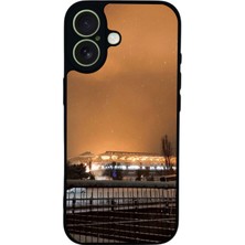 Scaleta Case iPhone 17 Uyumlu Taraftar Tasarımlı Glossy Mat Siyah Silikon Telefon Kılıfı