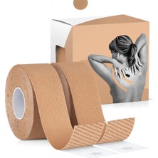 Renklime Kinezyo Ağrı Bandı 2.5 cm x 5 M Ten Rengi
