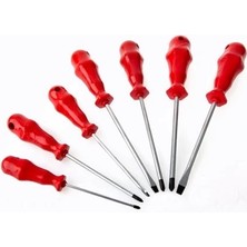 Renklime Mıknatıslı Düz Yıldız Tornavida Seti - 7 Parça