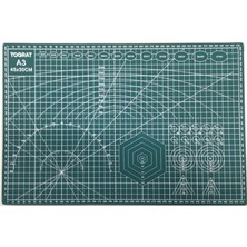 Tograt A3 Kesme Matı Patchwork - Çift Taraflı Kesim Altlığı - Kesim Tablası -  42X30CM
