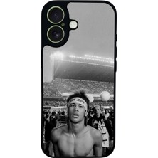 Scaleta Case iPhone 17 Uyumlu Neymar Jr Tasarımlı Glossy Mat Siyah Silikon Telefon Kılıfı
