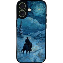 Scaleta Case iPhone 17 Uyumlu Red Dead Redemption 2 Tasarımlı Glossy Mat Siyah Silikon Telefon Kılıfı