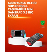 Renklime 500 Oyunlu El Tipi Taşınabilir Oyun Konsolu – Şarjlı ve Tv Bağlantılı Model