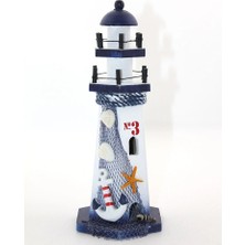 Renklime Ahşap Marin Deniz Feneri Model 9