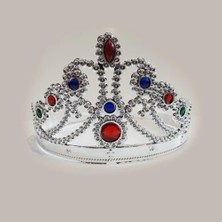 Renklime Prenses Parti Tacı Gümüş Renk 1 Adet