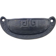 Renklime Eco Lounge Antika Tarz Dekoratif Pirinç Çizgili Tas Mobilya Kulbu - 37X90 Mm, Oksit