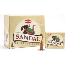 Renklime Sandal Aromalı Konik Tütsü