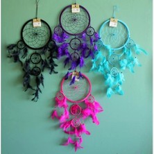 Renklime Rüya Kapanı Dream Catcher Model 24