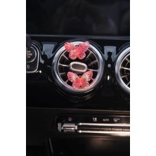 Özgürce Kırmızı Kelebek Klima Süsü, Şık ve Canlı Dekorasyon Aksesuarı