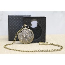 Renklime Özel Kutulu Kızılderili Köstekli Saat