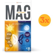 Haver Mag-Complex Day & Night 60 Tablet - 3 Adet (180 Tablet) - Dezenfektan Hediyeli (%72 Alkol)