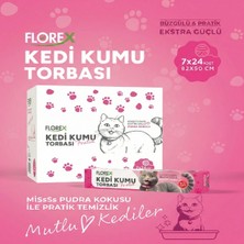 Renklime Kedi Kumu Torbası Pudra Kokulu