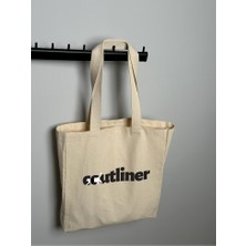 Coutliner Catwalk Baskılı Bez Çanta